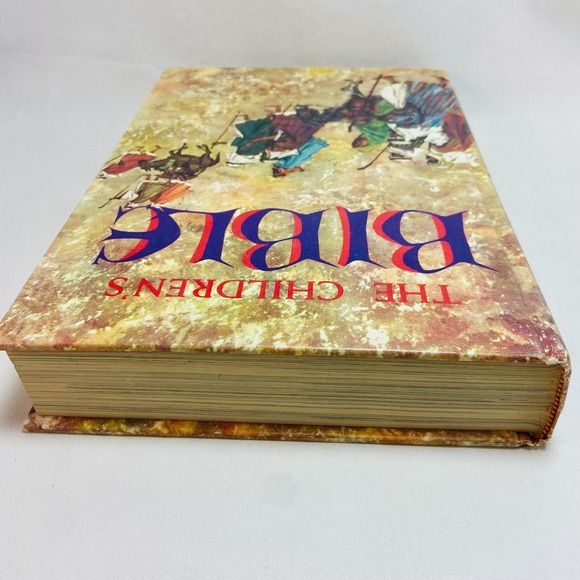 The Children's Bible Golden Press Illustrated Stories Vintage 1965 Hardcover - Picture 6 of 13
